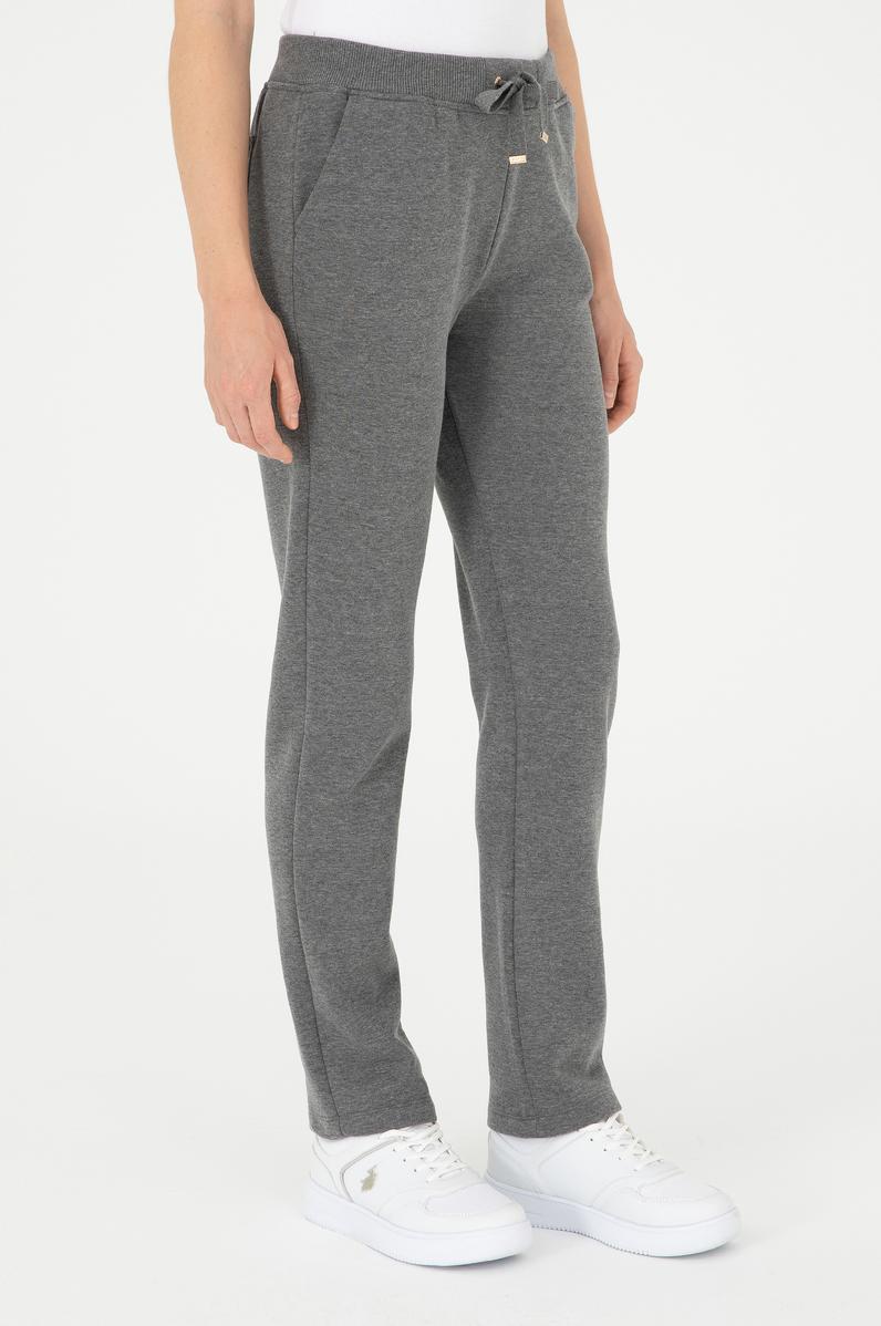 Kadın Antrasit Melanj Eşofman Altı