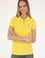 Kadın Sarı Basic Polo Yaka Tişört