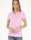 Kadın Pembe Basic Polo Yaka Tişört