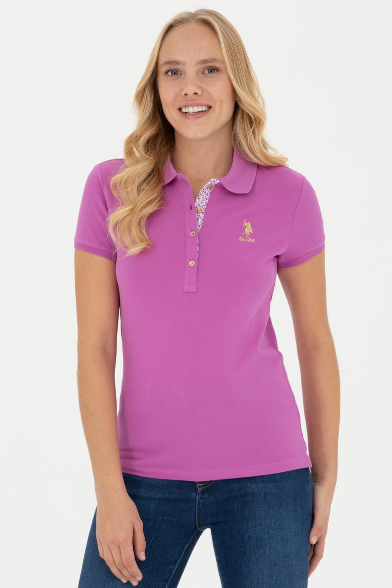 Kadın Menekşe Basic Tişört - 50248993044