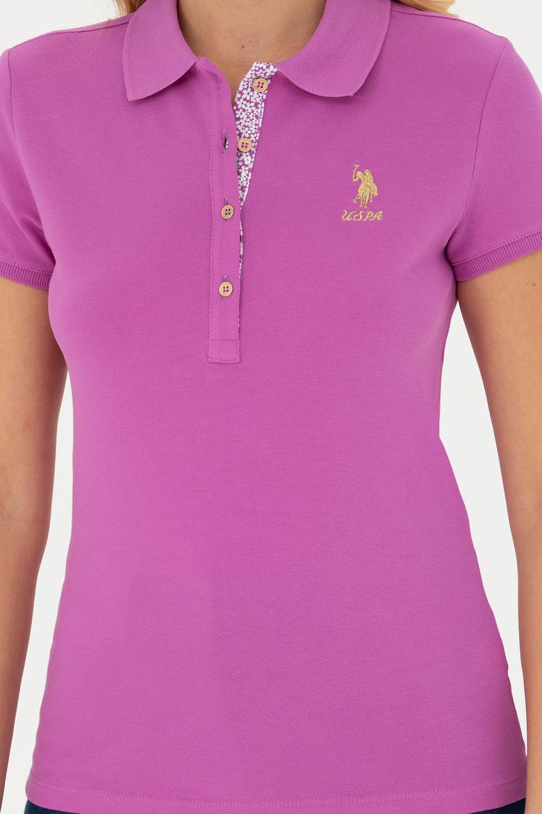 Kadın Menekşe Basic Tişört - 50248993044