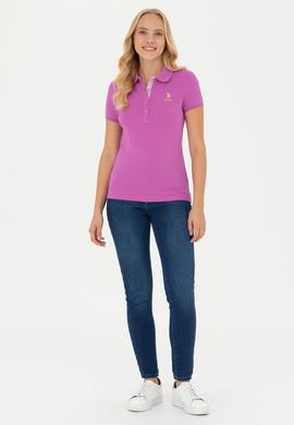 Kadın Menekşe Basic Tişört - 50248993044