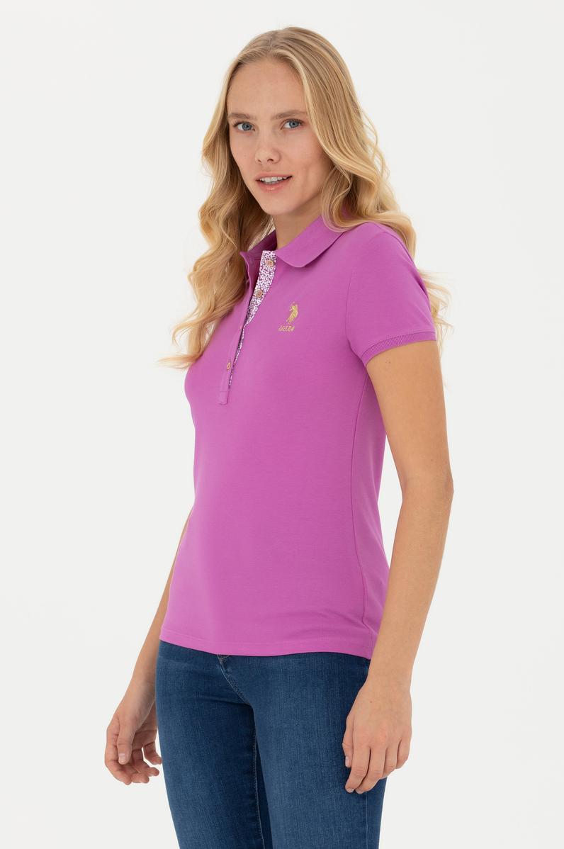 Kadın Menekşe Basic Tişört