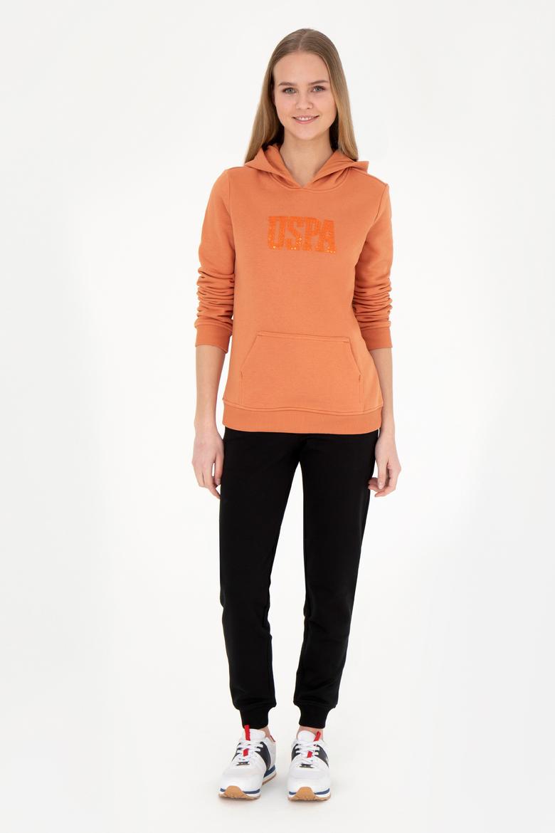 Kadın Kiremit Basic Sweatshirt - 50256249014