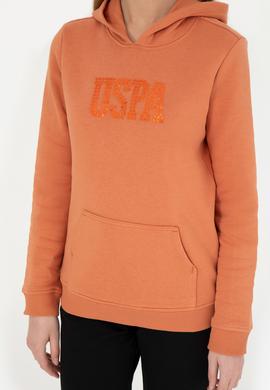 Kadın Kiremit Basic Sweatshirt - 50256249014