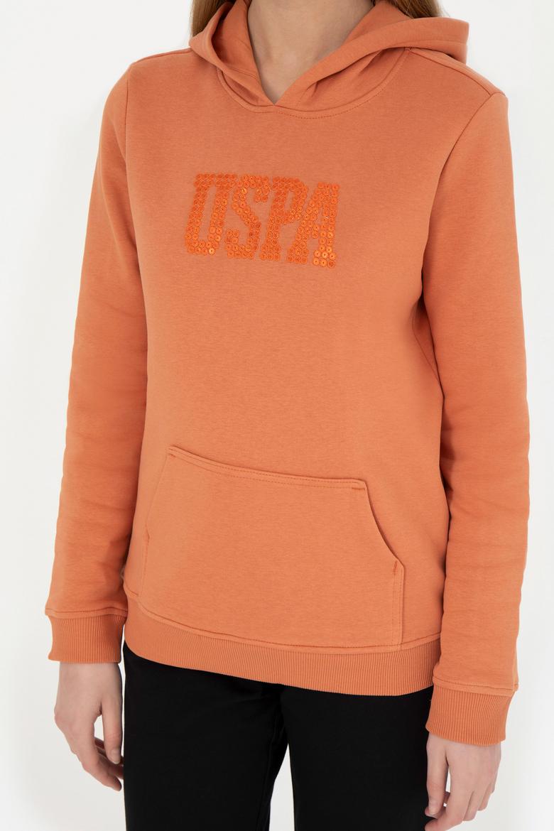 Kadın Kiremit Basic Sweatshirt - 50256249014