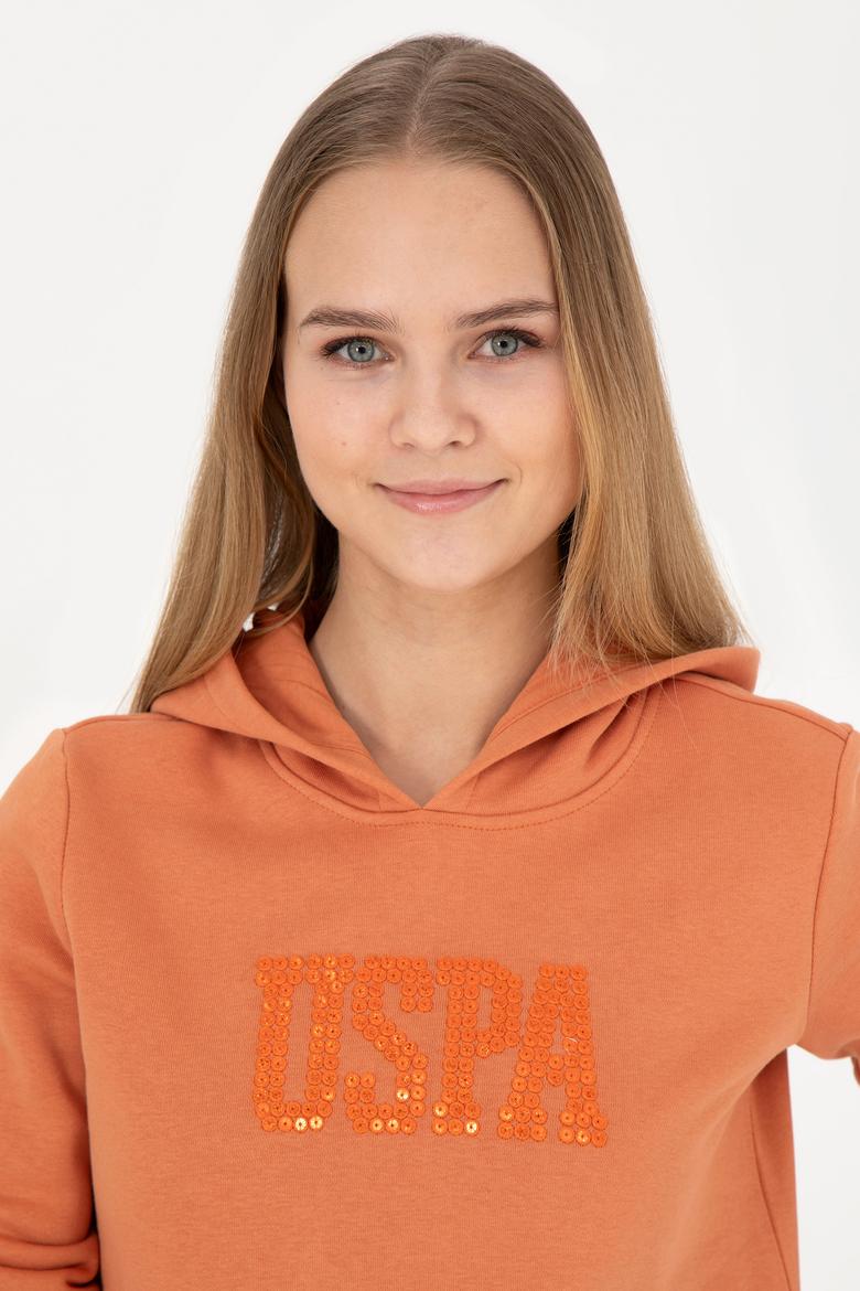 Kadın Kiremit Basic Sweatshirt - 50256249014
