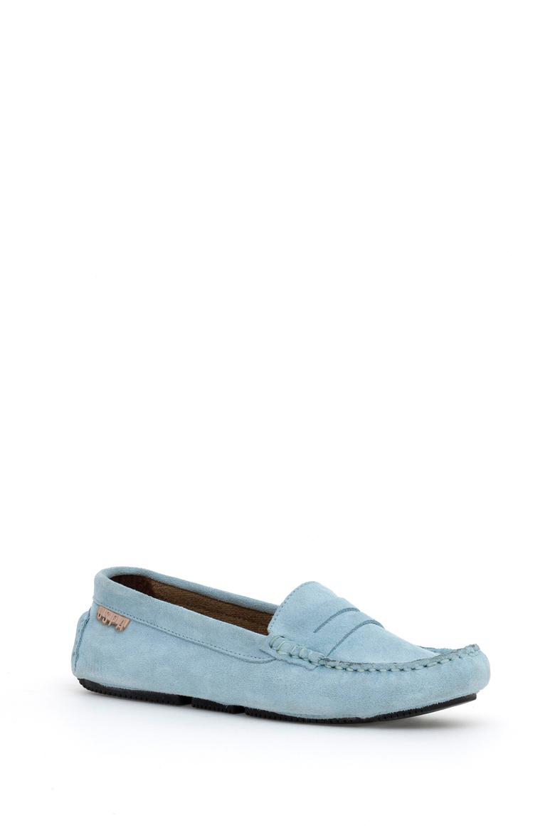 Kadın Mavi Loafer - 50267439007