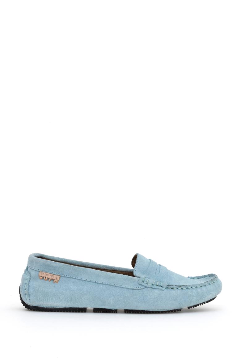 Kadın Mavi Loafer - 50267439007