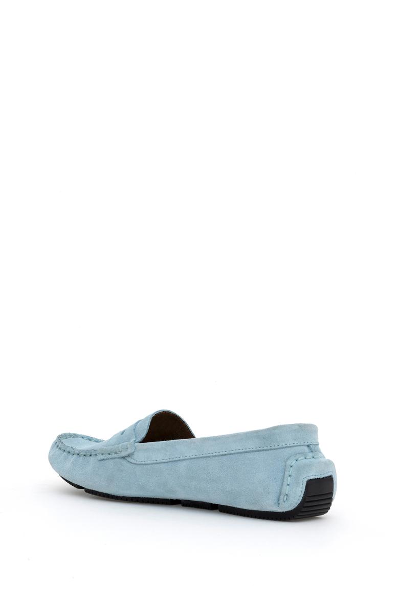 Kadın Mavi Loafer - 50267439007
