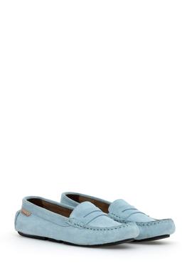 Kadın Mavi Loafer - 50267439007