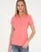 Kadın Pembe Basic Polo Yaka Tişört