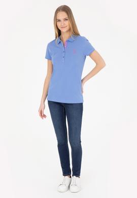 Kadın Koyu Mavi Basic Polo Yaka Tişört - 50280060220