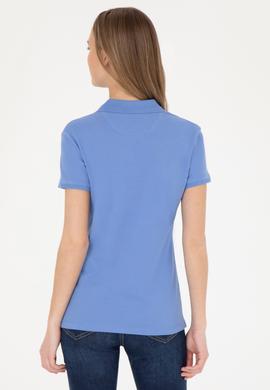 Kadın Koyu Mavi Basic Polo Yaka Tişört - 50280060220
