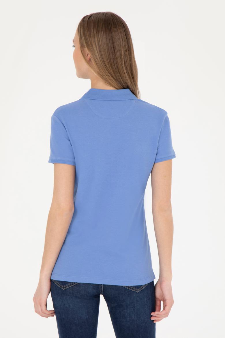 Kadın Koyu Mavi Basic Polo Yaka Tişört - 50280060220