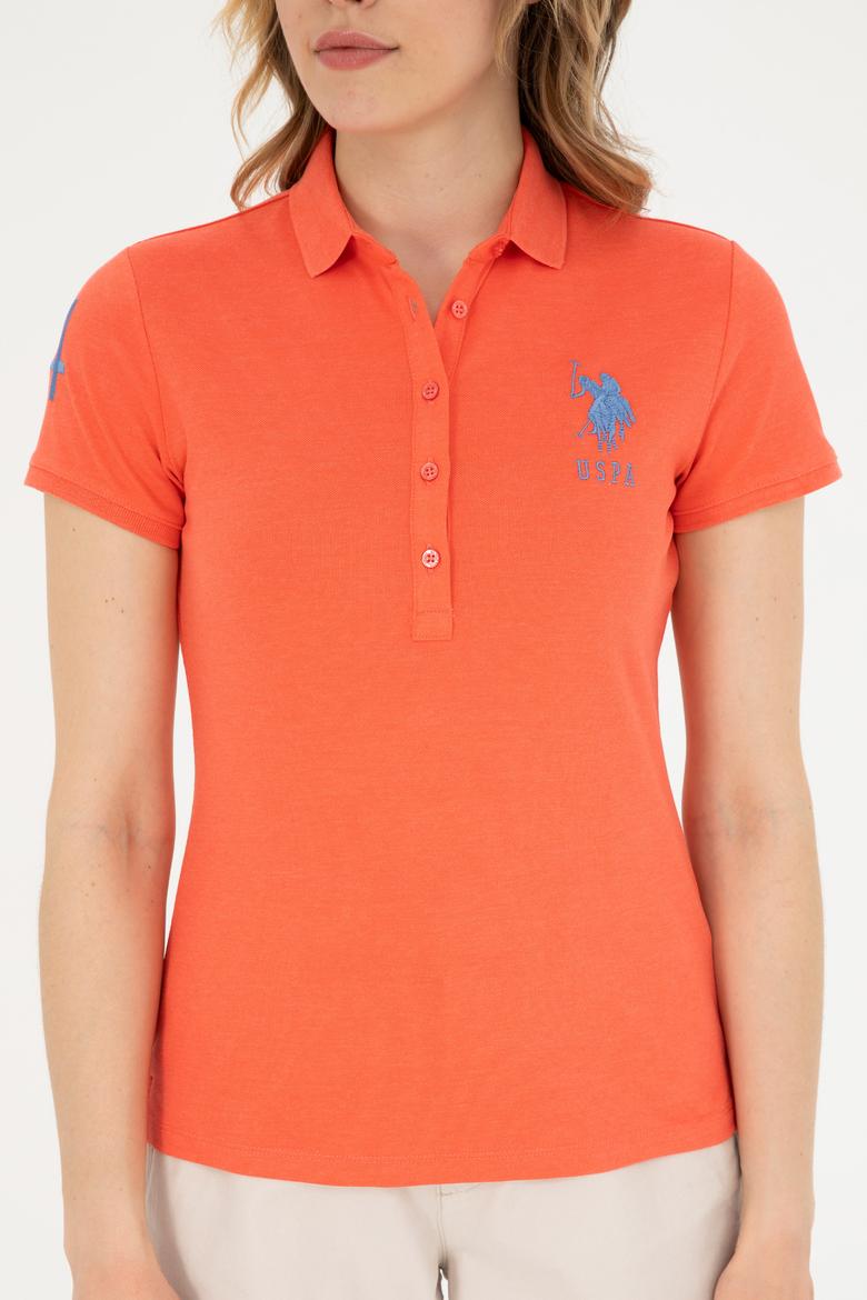 Kadın Nar Çiçeği Basic Tişört - 50280066030