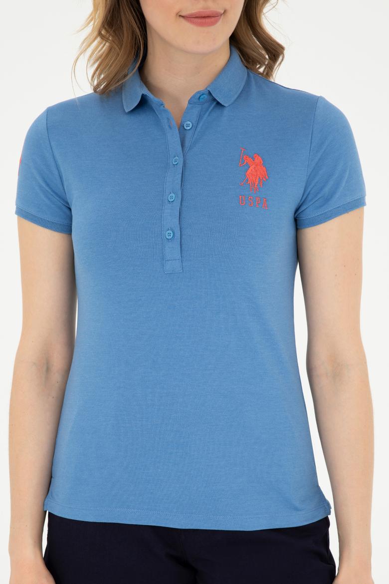 Kadın Saks Basic Tişört - 50280066038