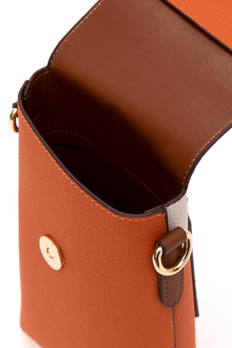 Kadın Turuncu Telefon Çantası - 50286196001