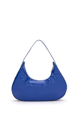 Kadın Lacivert Rugan Kol Çantası - 50287033001