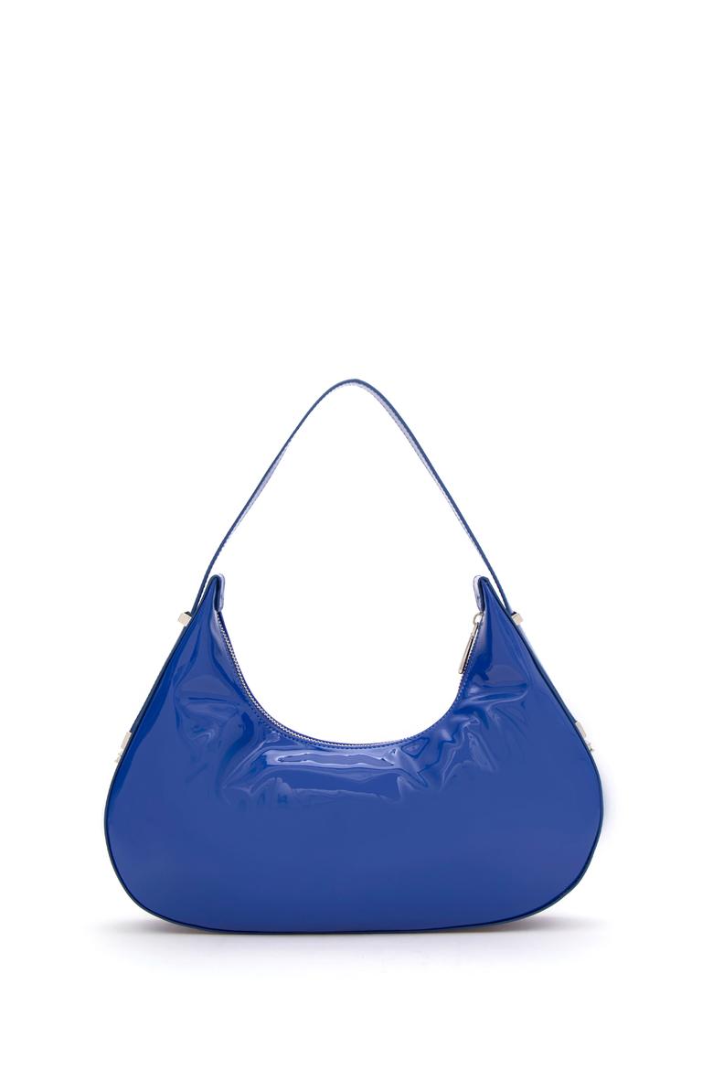 Kadın Lacivert Rugan Kol Çantası - 50287033001