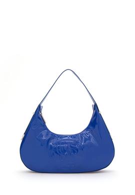 Kadın Lacivert Rugan Kol Çantası - 50287033001