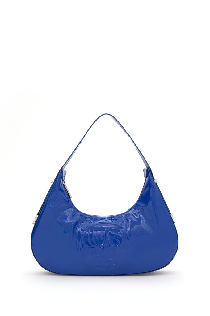 Kadın Lacivert Rugan Kol Çantası