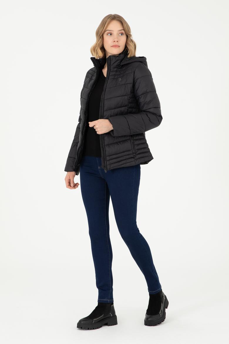 Kadın Siyah Mont - 50289548010