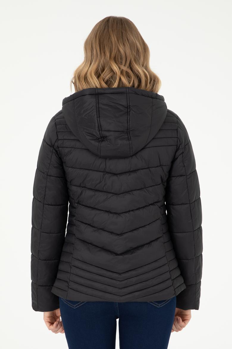 Kadın Siyah Mont - 50289548010