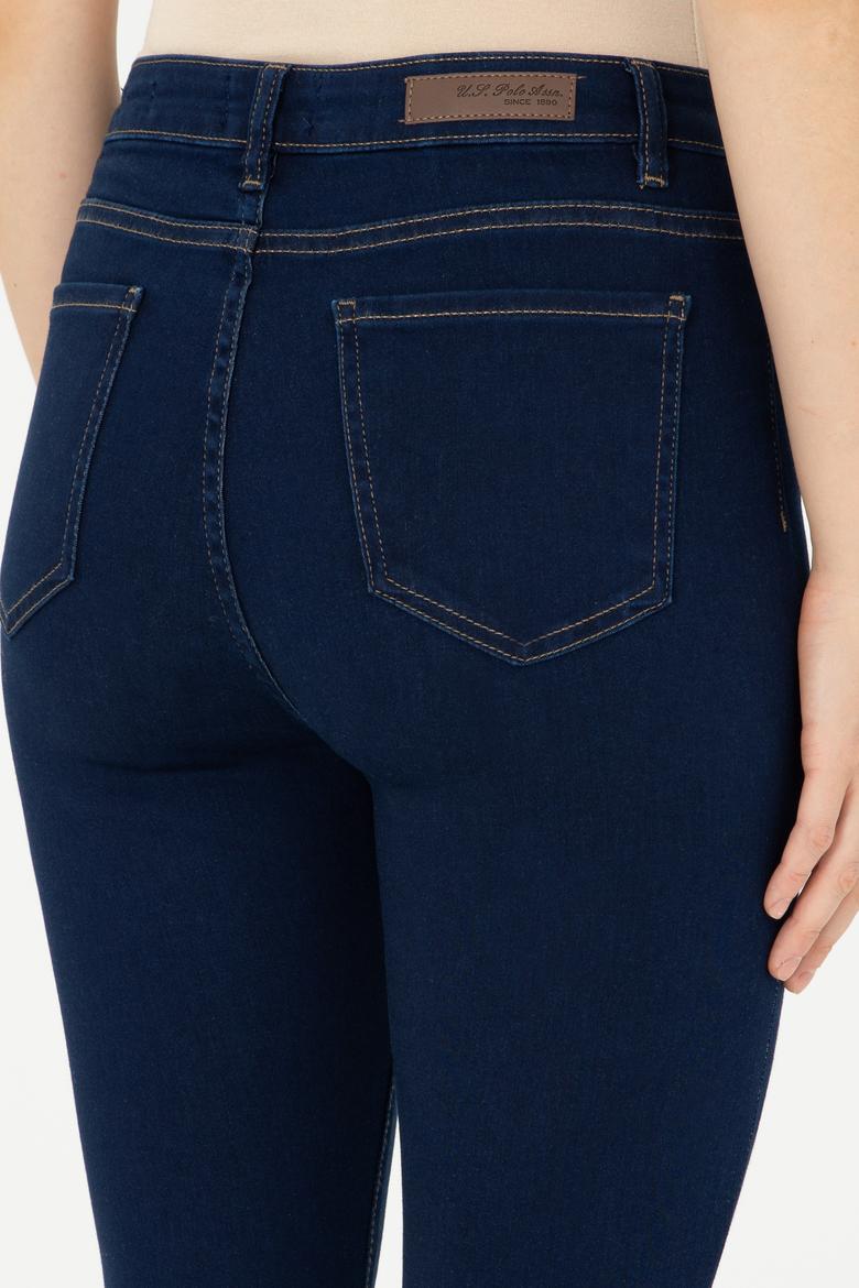 Kadın Eflatun Jean Pantolon - 50297490006