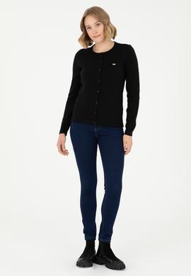 Kadın Eflatun Jean Pantolon - 50297490006