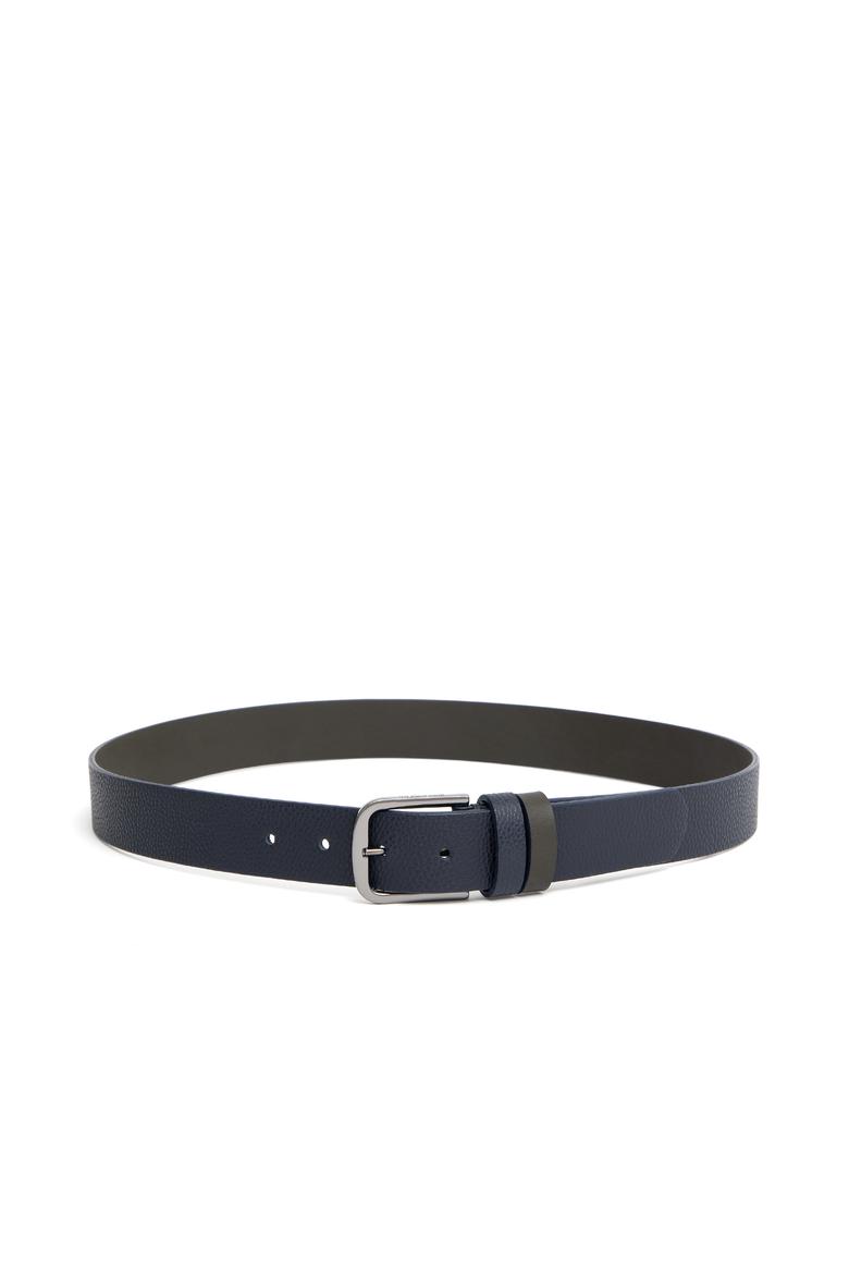 Erkek Çift Taraflı Lacivert Kemer - 50294709016