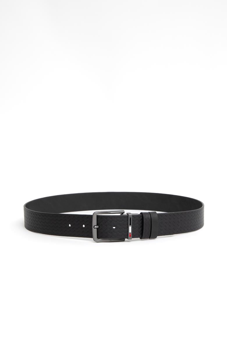 Erkek Çift Taraflı Siyah Kemer - 50294703009