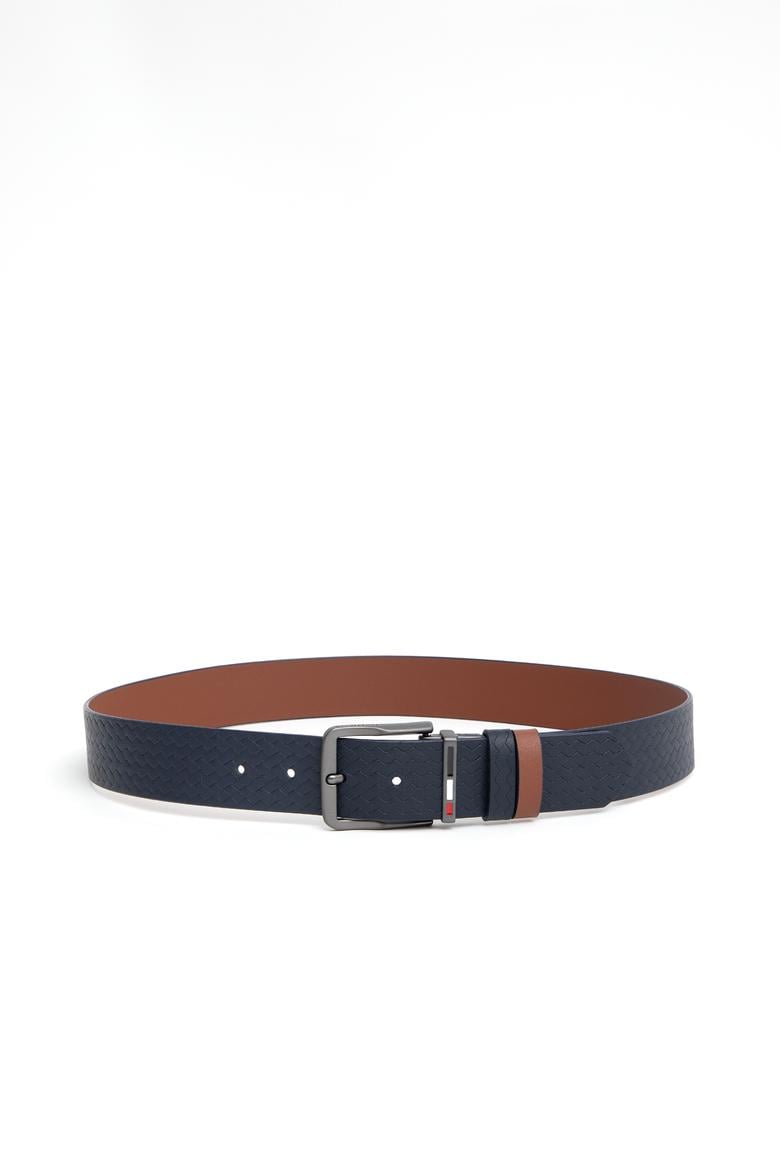 Erkek Çift Taraflı Lacivert Kemer - 50294703022