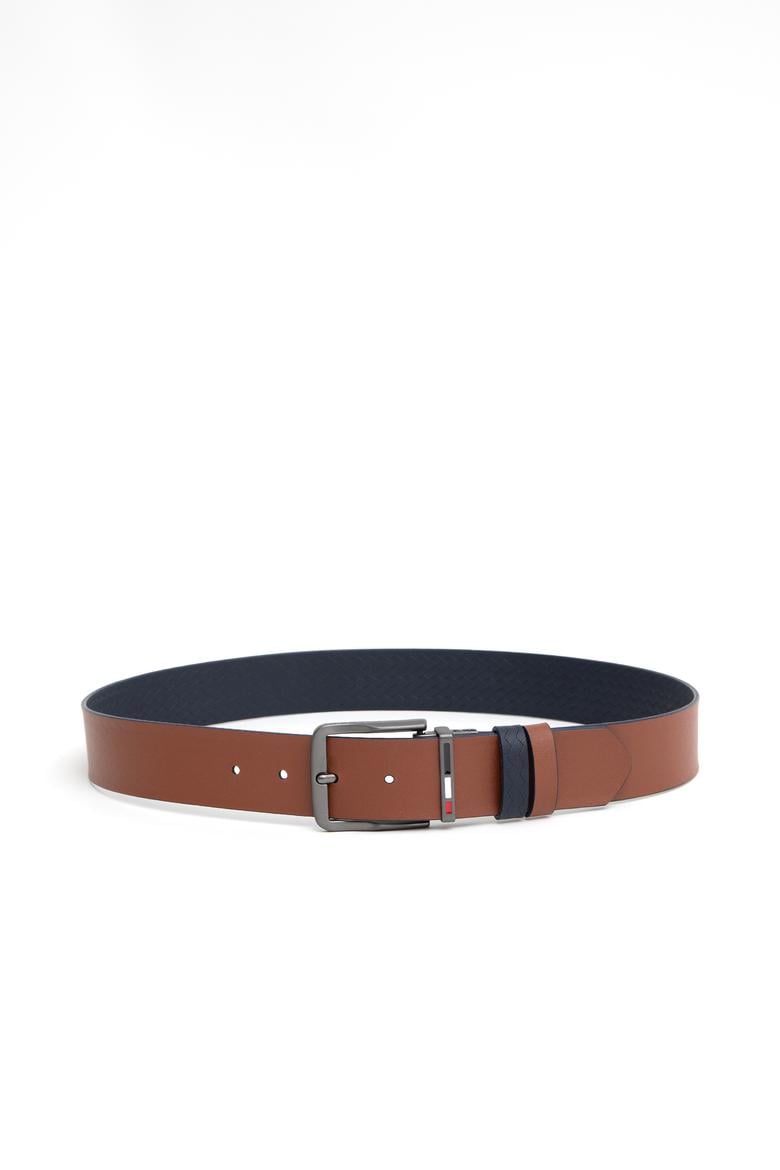 Erkek Çift Taraflı Lacivert Kemer - 50294703022