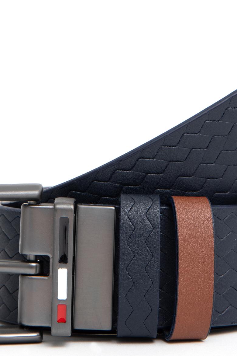 Erkek Çift Taraflı Lacivert Kemer - 50294703022