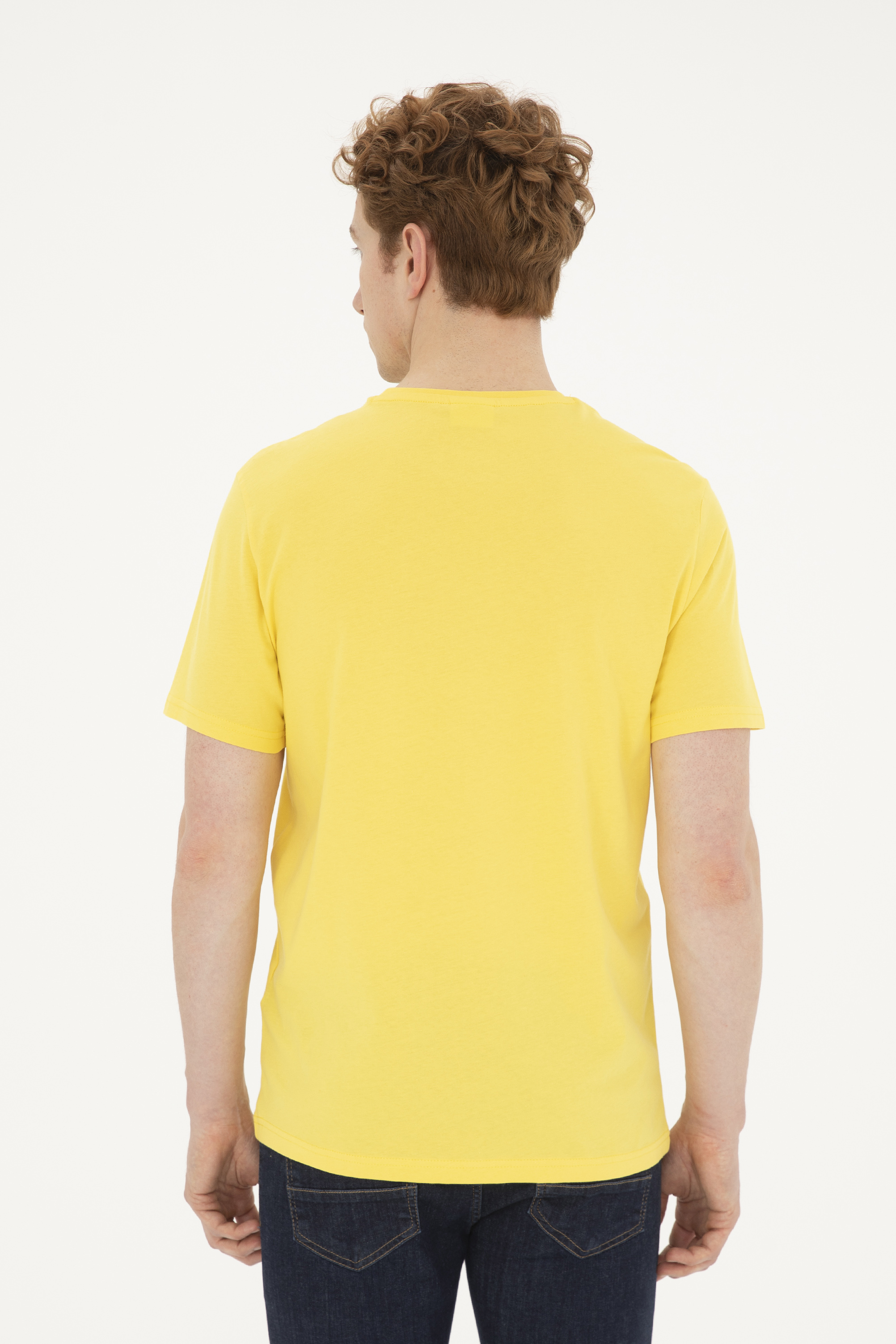 تی شرت یقه گرد آستین کوتاه رگولار یقه گرد مردانه یو اس پولو | U.S. Polo Assn. - تصویر 5