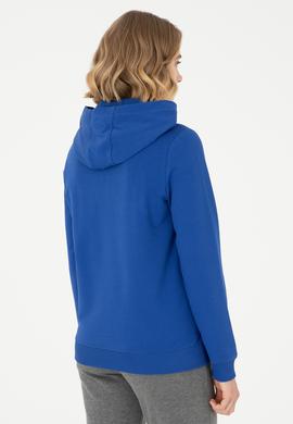 Kadın Saks Kapüşonlu Sweatshirt - 50296947016