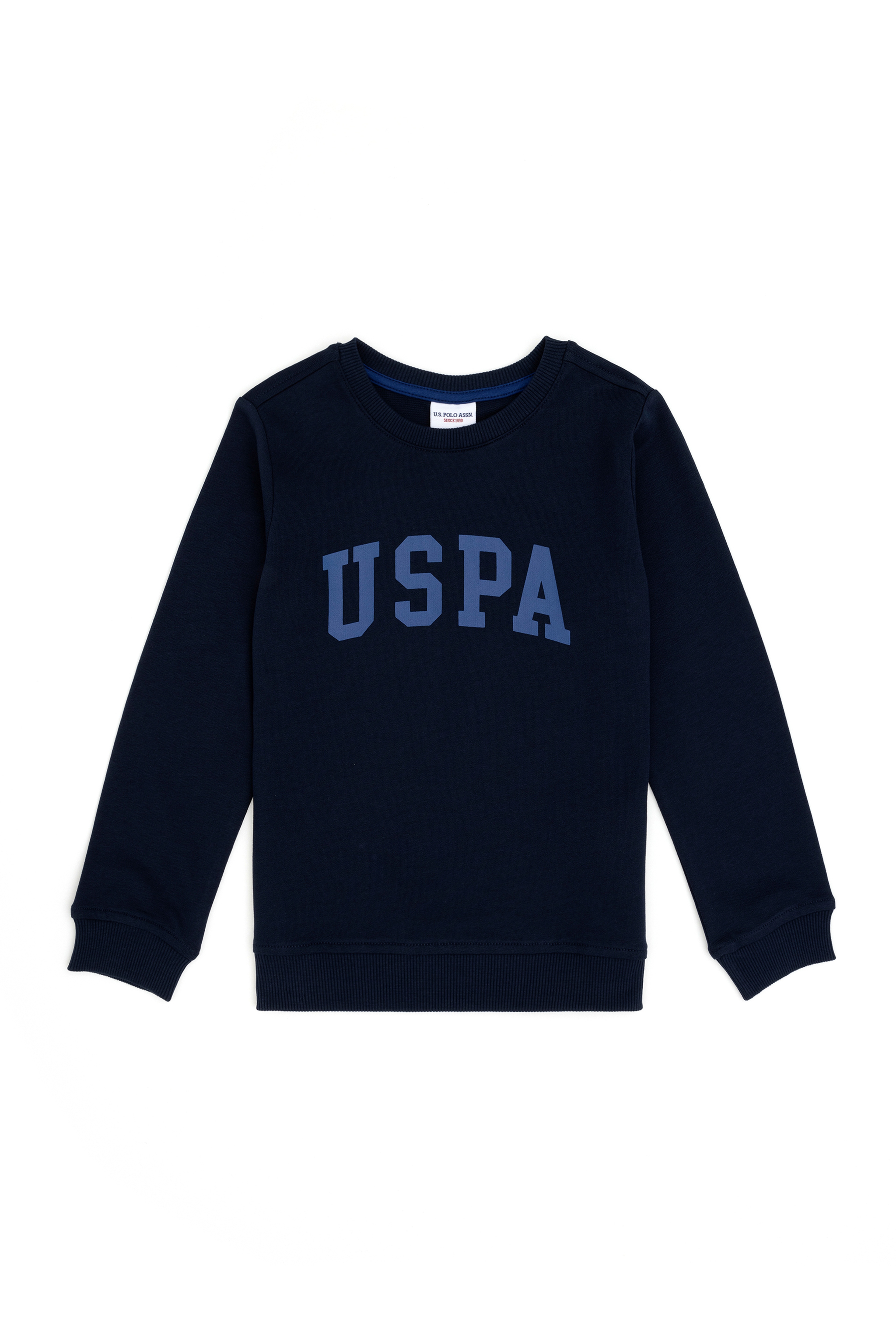Erkek Çocuk Lacivert Basic Bisiklet Yaka Sweatshirt - Image 1