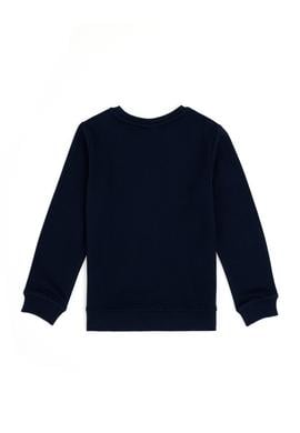 Erkek Çocuk Lacivert Basic Bisiklet Yaka Sweatshirt - 50293474145
