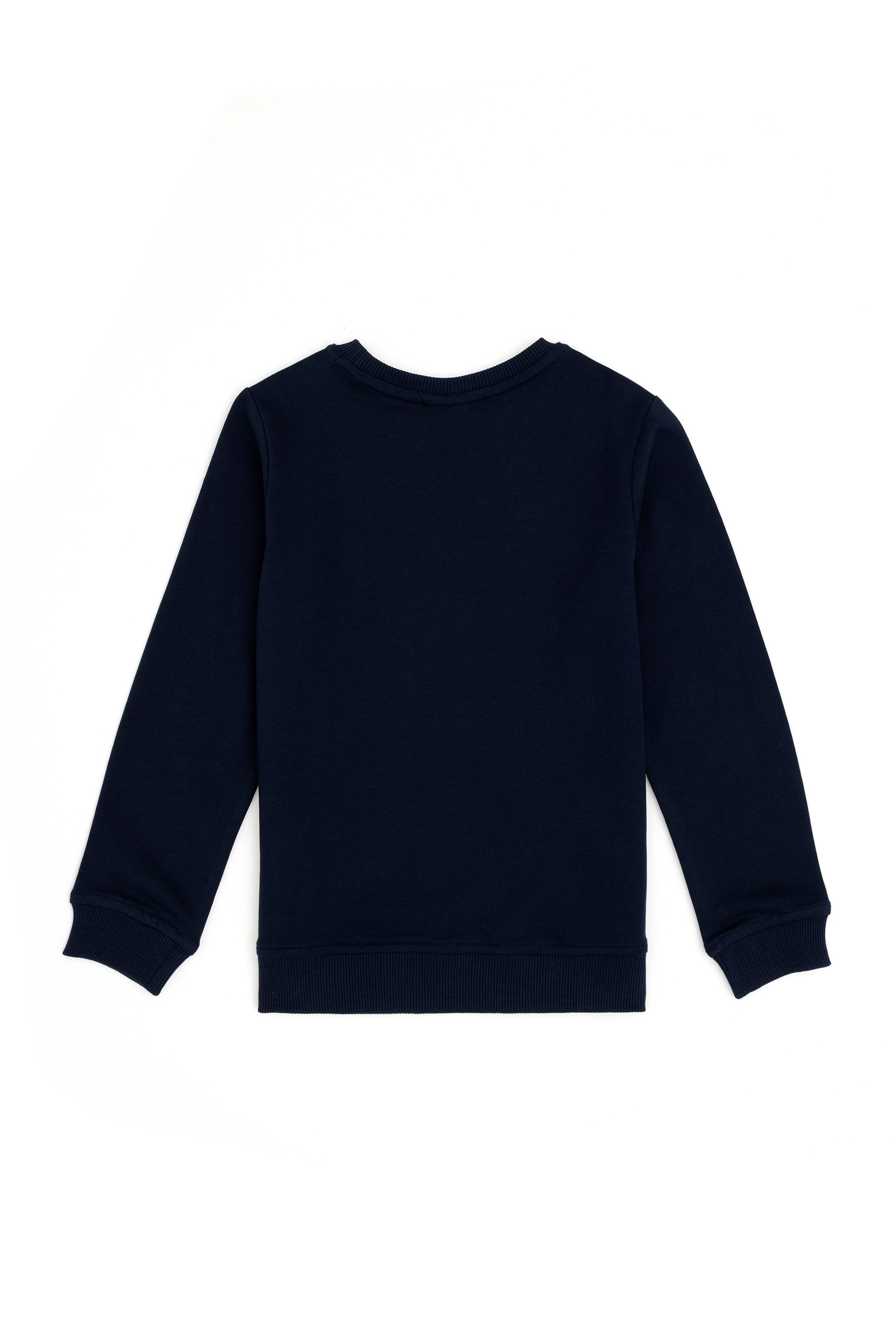 Erkek Çocuk Lacivert Basic Bisiklet Yaka Sweatshirt