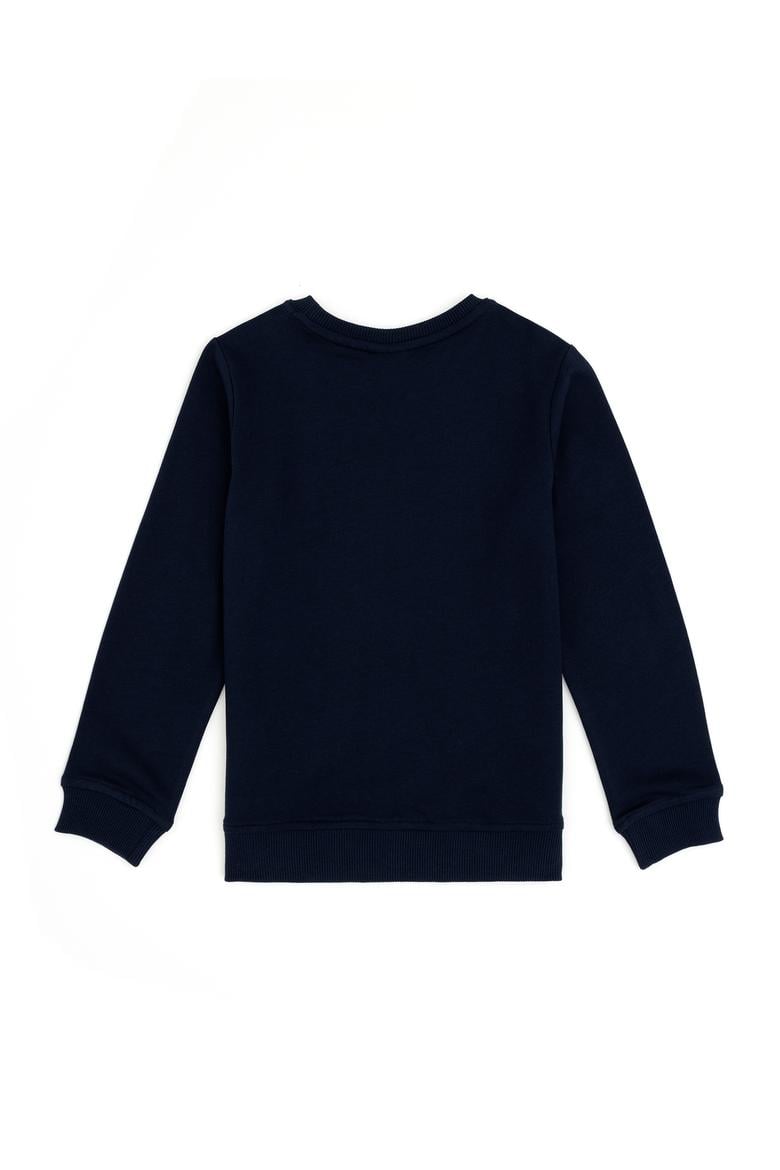Erkek Çocuk Lacivert Basic Bisiklet Yaka Sweatshirt - 50293474145