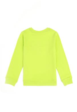 Erkek Çocuk Elma Yeşili Basic Bisiklet Yaka Sweatshirt - 50293474173