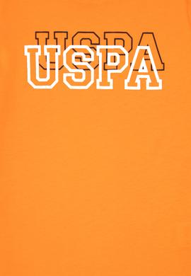 Erkek Çocuk Turuncu Basic Bisiklet Yaka Tişört - 50288070067