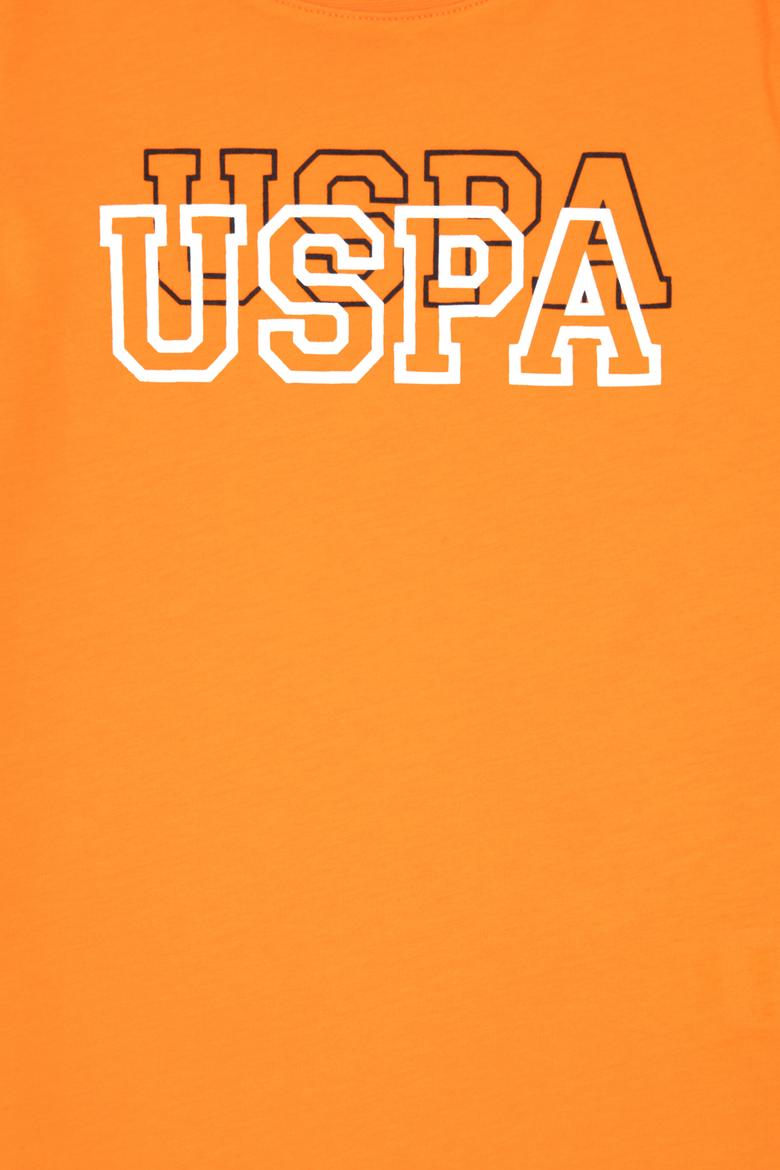 Erkek Çocuk Turuncu Basic Bisiklet Yaka Tişört - 50288070067