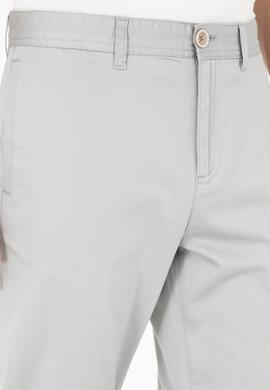 Erkek Gri Kanvas Pantolon - 50283930344