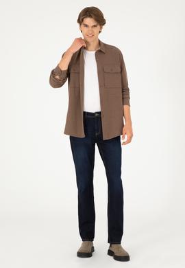 Erkek Koyu Mavi Jean Pantolon - 50289463013