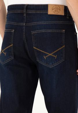 Erkek Koyu Mavi Jean Pantolon - 50289463013