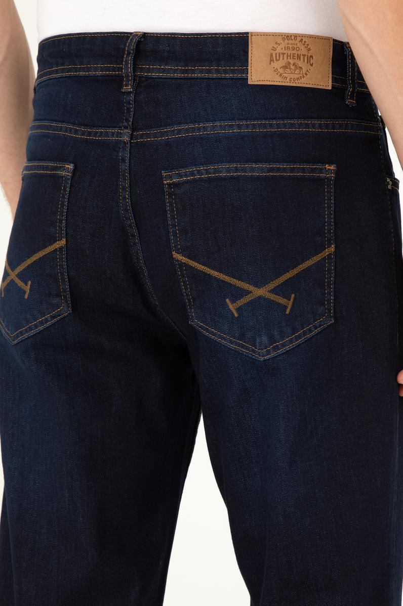 Erkek Koyu Mavi Jean Pantolon