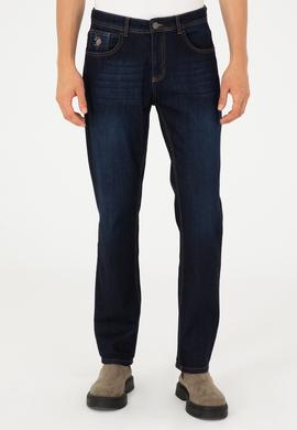 Erkek Koyu Mavi Jean Pantolon - 50289463013