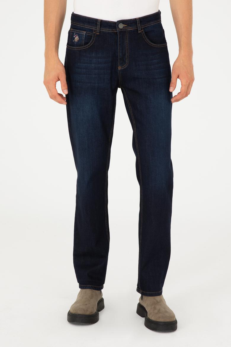 Erkek Koyu Mavi Jean Pantolon - 50289463013